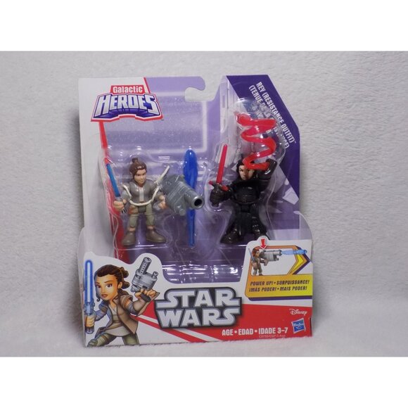 Hasbro Other - Star Wars Galactic Playskool Heroes Rey (Resistance Outfit) & Kylo Ren